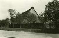 Strichweg - Ahlf&#039;s Hof mit Storchennest (Foto Rudolph. Cuxhaven)